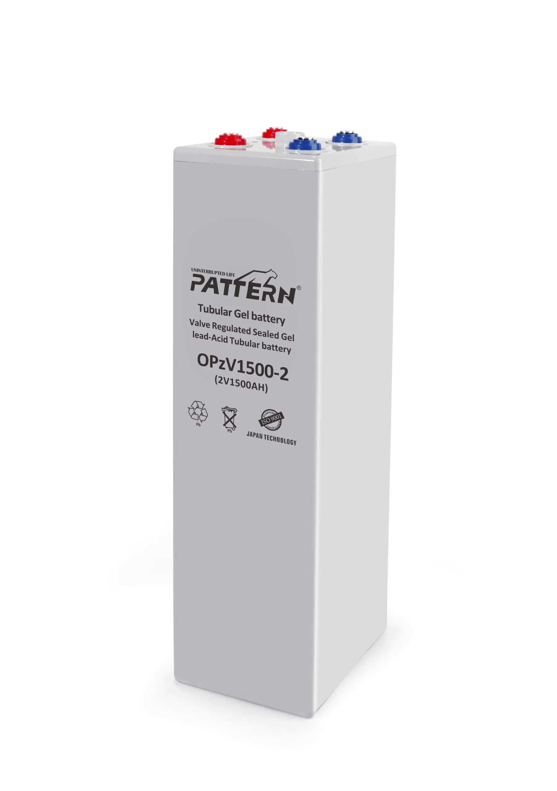 OPzV 2V1500AH pro skladování solární energie